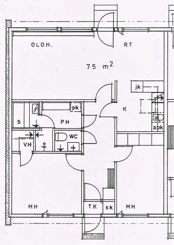 Таунхаус в Лиекса, Финляндия, 75 м2 фото 1