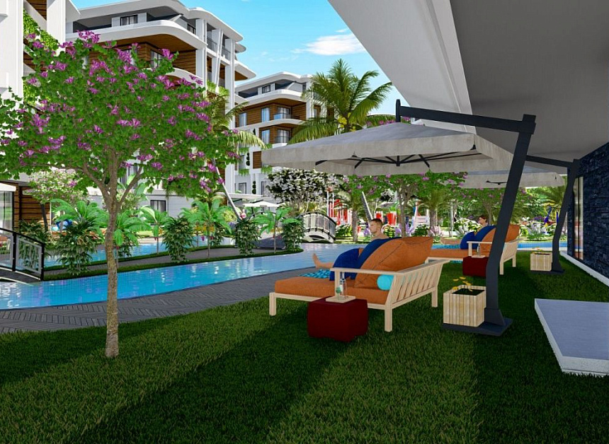 Квартира в Алании, Турция, 55.5 м2