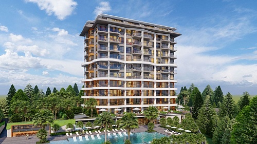 Апартаменты в Алании, Турция, 55 м2 фото 1