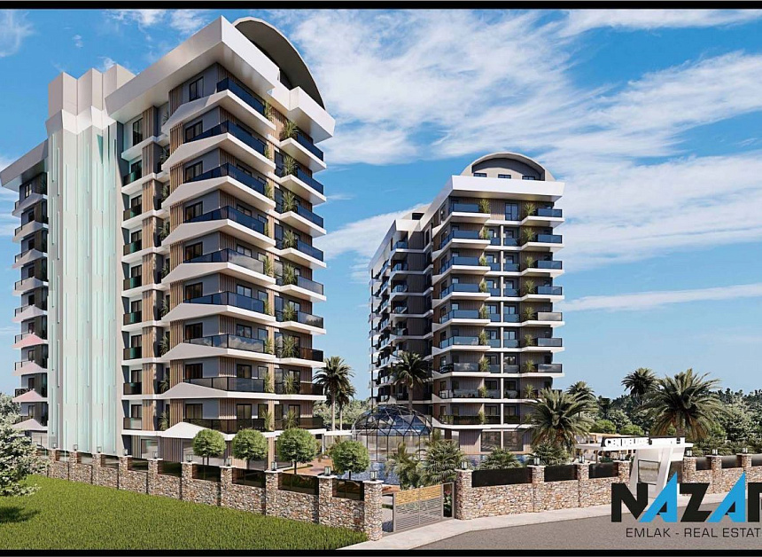 Апартаменты в Алании, Турция, 90 м2