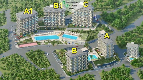 Квартира в Алании, Турция, 69 м2 фото 1