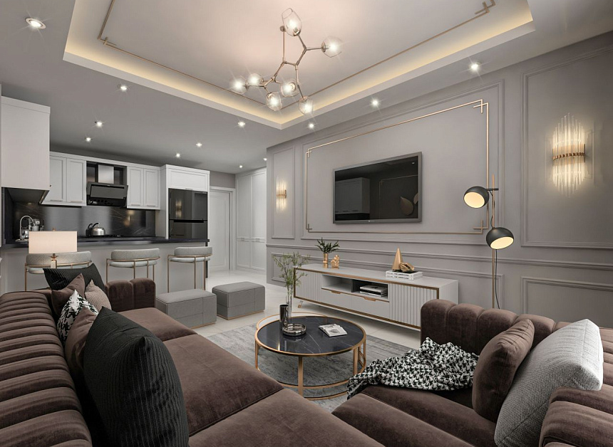 Квартира в Алании, Турция, 51 м2
