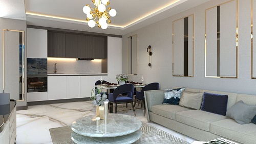 Квартира в Алании, Турция, 55 м2 фото 1