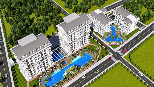 Квартира в Алании, Турция, 50 м2 фото 1