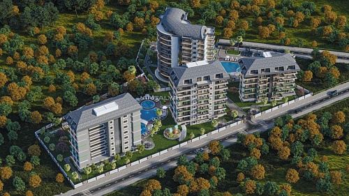 Апартаменты в Алании, Турция, 40 м2 фото 1