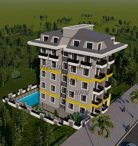 Апартаменты в Алании, Турция, 60 м2 фото 1