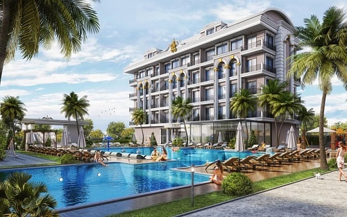 Апартаменты в Алании, Турция, 47 м2 фото 1