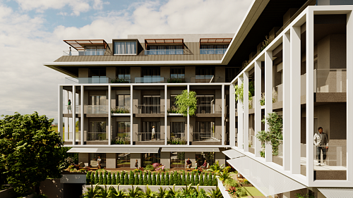 Апартаменты в Алании, Турция, 45 м2 фото 1