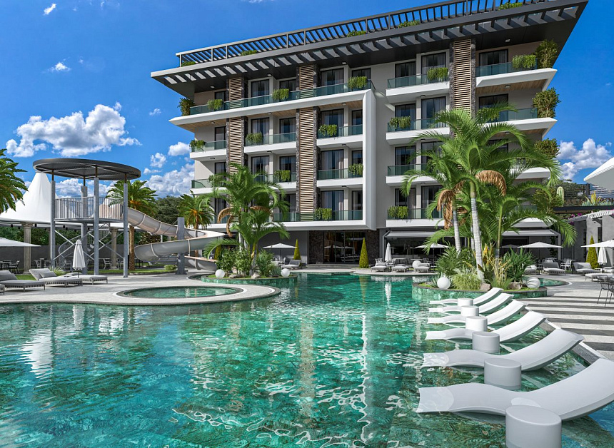 Квартира в Алании, Турция, 53 м2