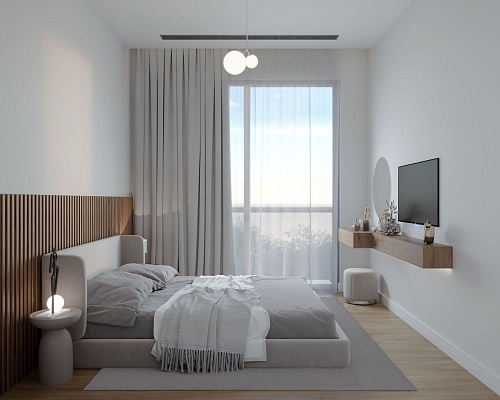 Апартаменты в Кирении, Кипр, 60 м2 фото 1