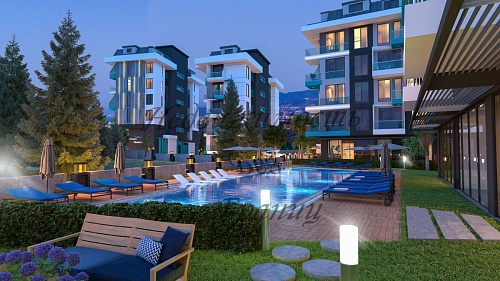 Апартаменты в Алании, Турция, 55 м2 фото 1