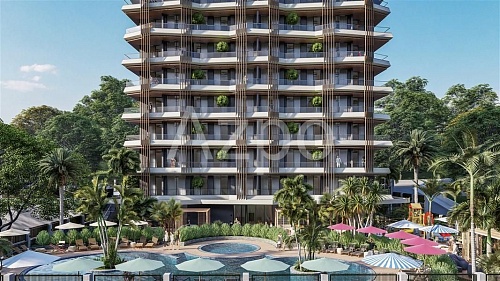 Апартаменты в Алании, Турция, 43 м2 фото 1