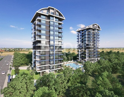 Апартаменты в Алании, Турция, 60 м2 фото 1