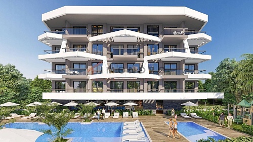 Квартира в Алании, Турция, 55 м2 фото 1
