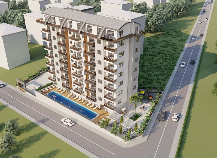 Апартаменты в Алании, Турция, 55 м2