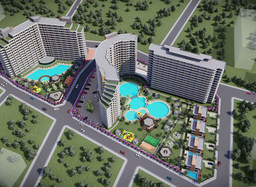Квартира в Мерсине, Турция, 46 м2