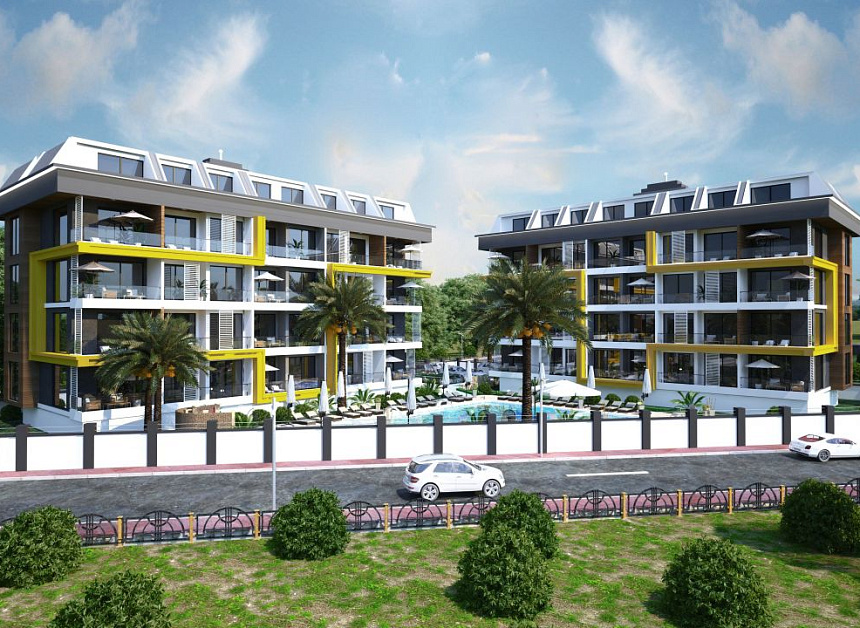 Квартира в Алании, Турция, 55 м2