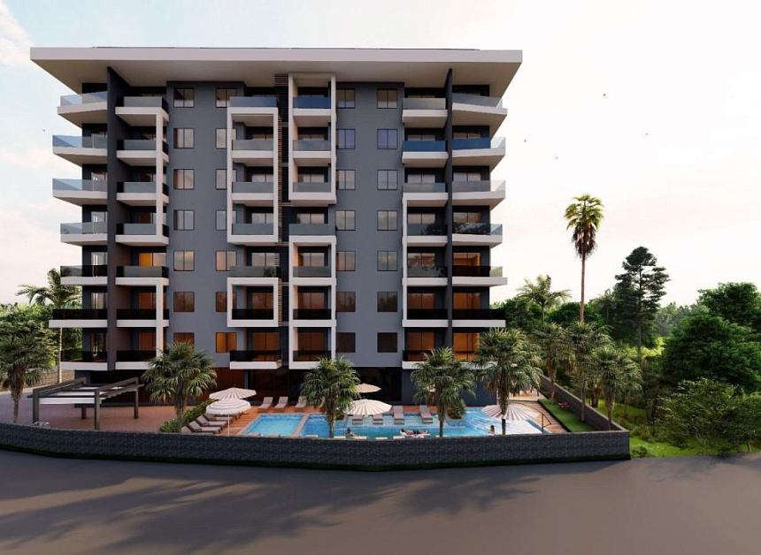 Квартира в Авсалларе, Турция, 58 м2