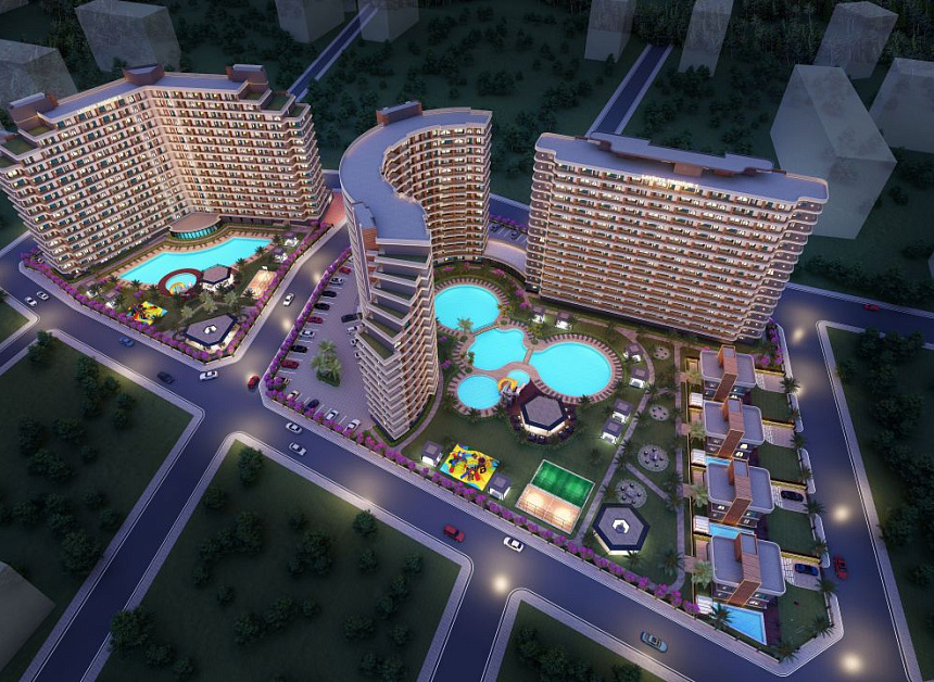 Квартира в Мерсине, Турция, 53 м2