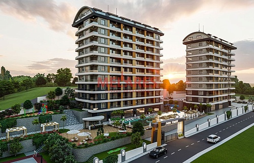 Апартаменты в Алании, Турция, 50 м2 фото 1