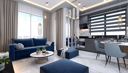 Квартира в Алании, Турция, 45 м2 фото 1