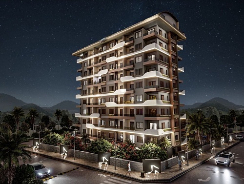 Апартаменты в Алании, Турция, 40 м2 фото 1