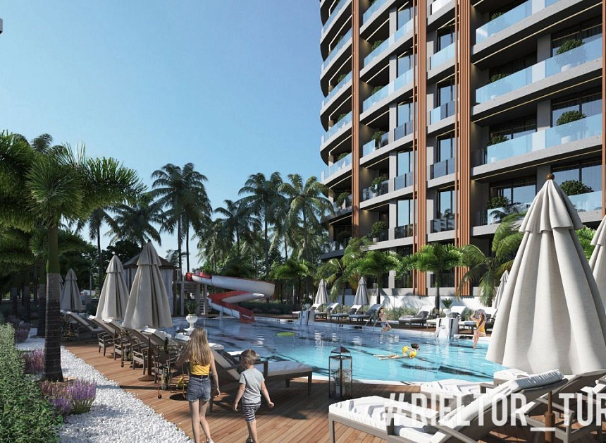 Квартира в Авсалларе, Турция, 55 м2