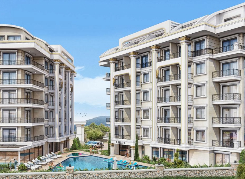 Квартира в Алании, Турция, 46.6 м2