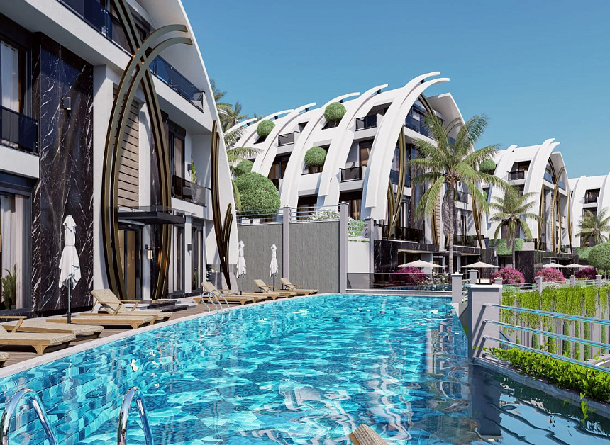 Квартира в Алании, Турция, 54 м2