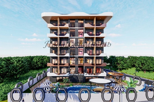 Апартаменты в Алании, Турция, 55 м2 фото 1
