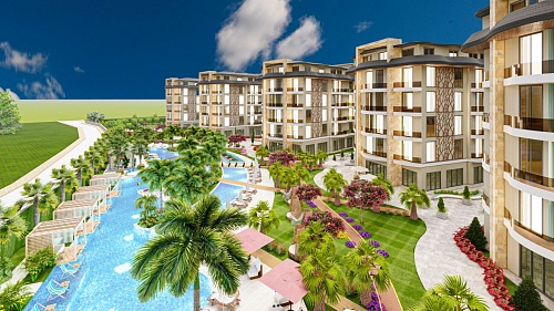 Апартаменты в Алании, Турция, 51 м2 фото 1