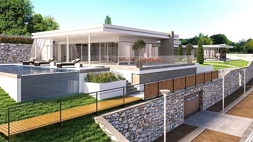 Вилла у озера Гарда, Италия, 650 м2 фото 1