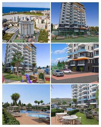 Апартаменты в Алании, Турция, 46 м2 фото 1