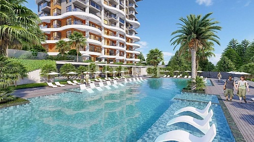 Апартаменты в Алании, Турция, 55 м2 фото 1