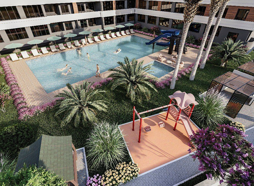 Апартаменты в Мерсине, Турция, 35 м2