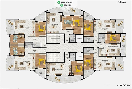 Пентхаус в Алании, Турция, 126 м2 фото 1