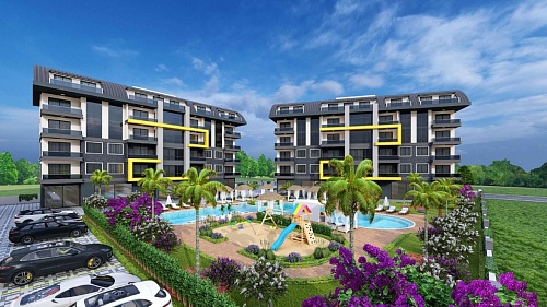 Апартаменты в Алании, Турция, 52 м2 фото 1