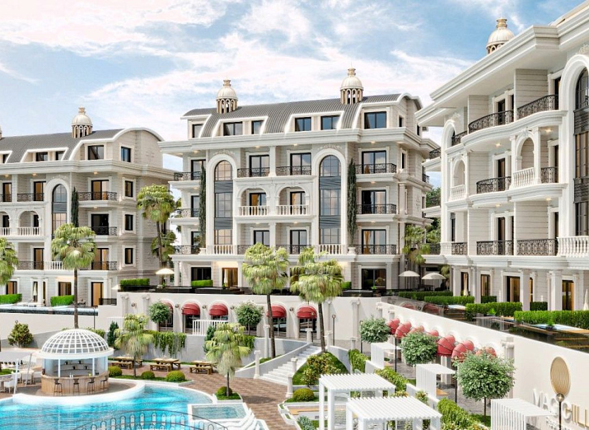 Апартаменты в Алании, Турция, 47 м2